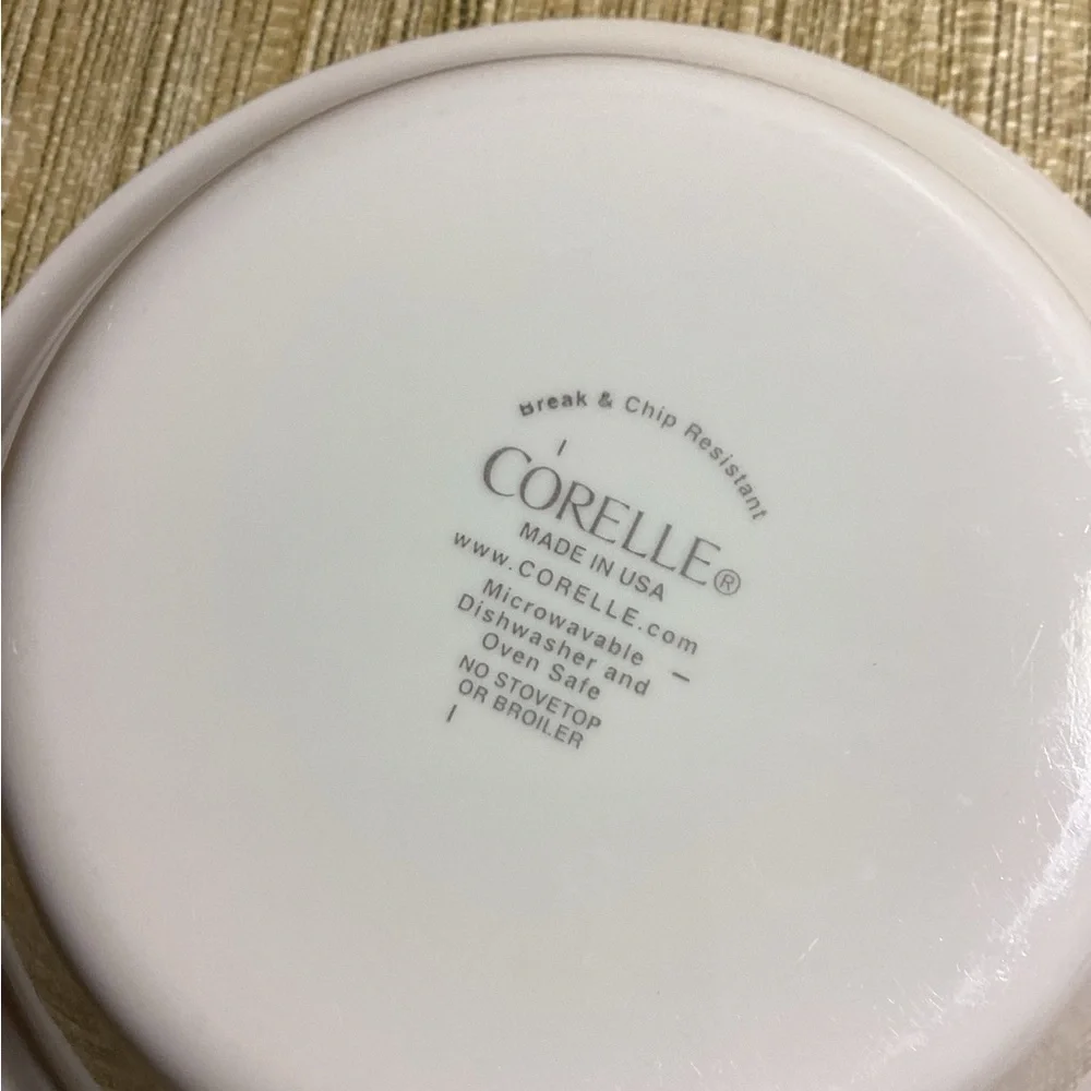Vintage Corelle Abundance 6.75” Bowls 2” Deep set of 4